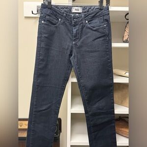 PAIGE Dark Indigo Straight Jeans